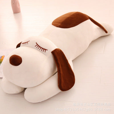 Plush Dog Toy for Kids 15-35 Years Old, 4-Sided Folding, Customized, Net Pocket Packaging