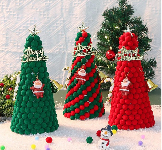 P Small Christmas Tree DIY Material Package for Kids and Home Decoration
