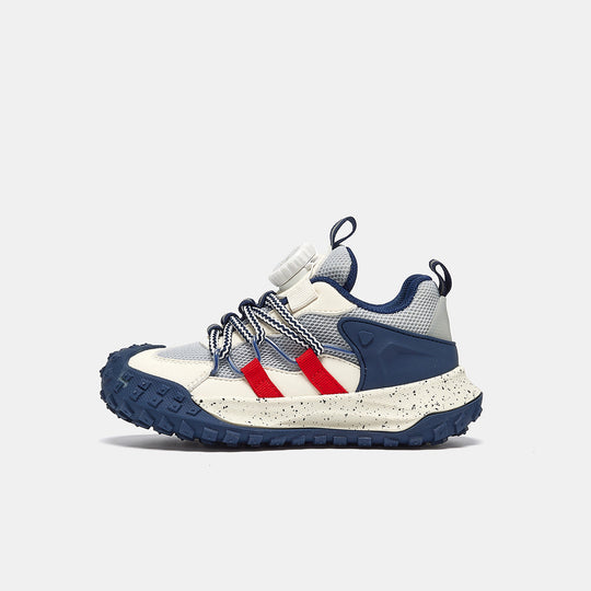 MQD New Spring Autumn Kids Sports Shoes with Rotatable Buckle, Breathable Mesh and Tire Bottom