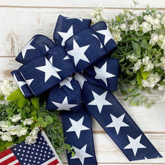 45x45cm OPP Bag US Flag Flower Decor for Independence Day Celebration
