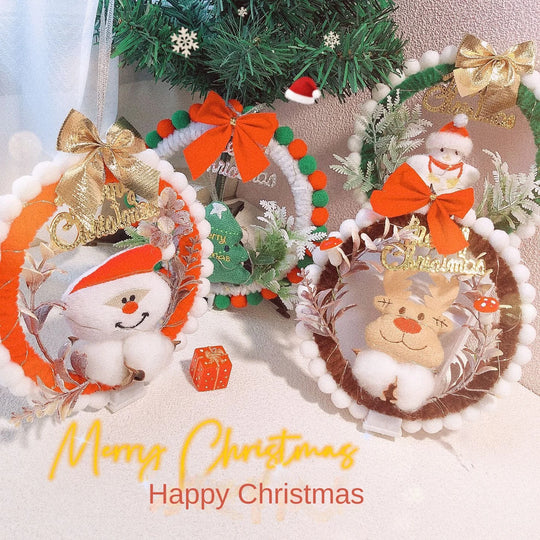 DIY Christmas Ornament Material Kit with Lights