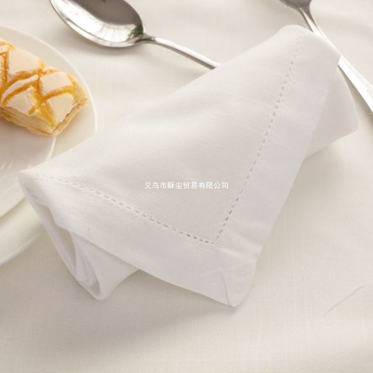 European Style Linen Dining Table Mat with Cotton and Silk Material for Restaurant Use